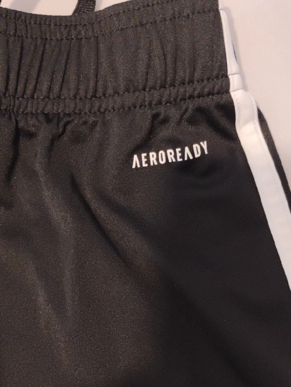 Adidas Youth Black Athletic Shorts Size XS (7-8Y) Like New